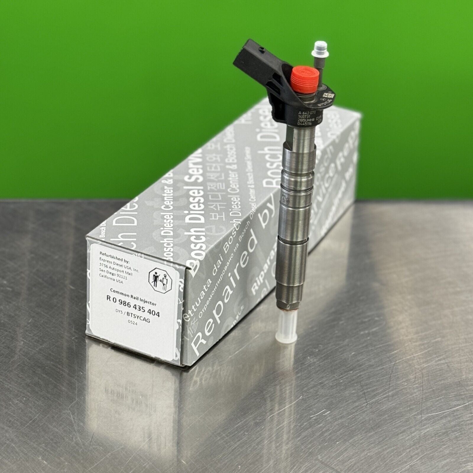 FUEL INJECTOR For MERCEDES 3.0L E/C/ML/G/R OM642 Without Catalyst A6420701187 80 - Express Diesel USA