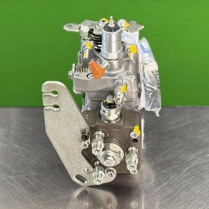 Angled view of Bosch VE3 12F1400R2057 fuel injection pump for Mahindra diesel engine