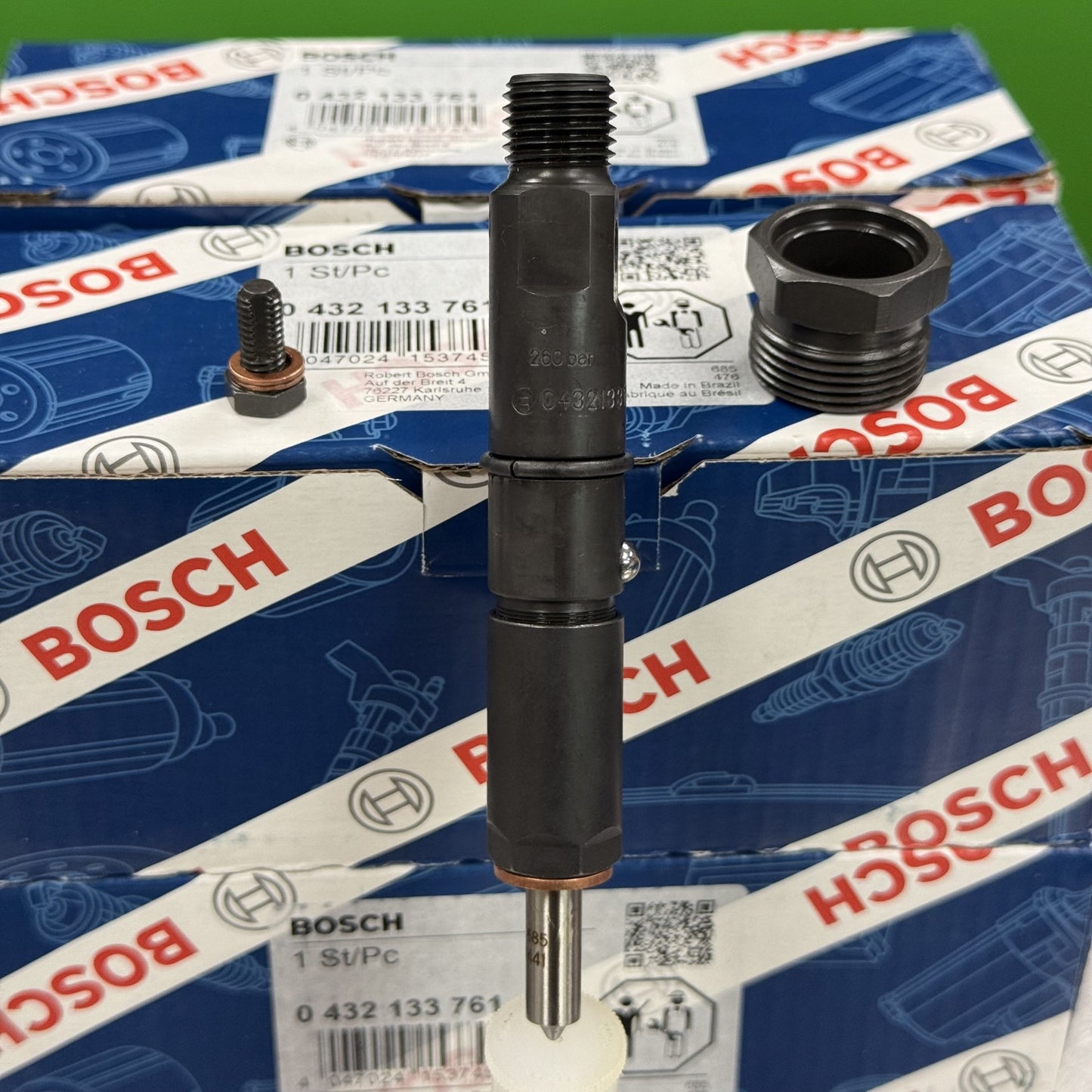 Fuel Injector Bosch Set Of 4 For Case New Holland 2856255 504254390 112122 761 0432133761