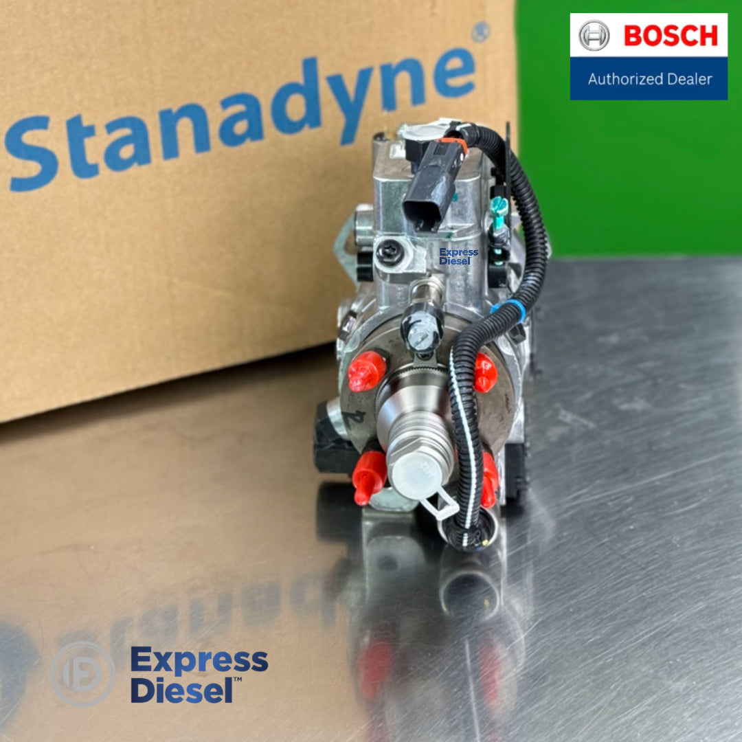 Stanadyne 6590555 OEM fuel injection pump side view for KDI 2504 diesel engine