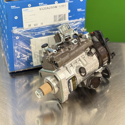 Delphi 9320A250W fuel injection pump part number label and OEM identification detail