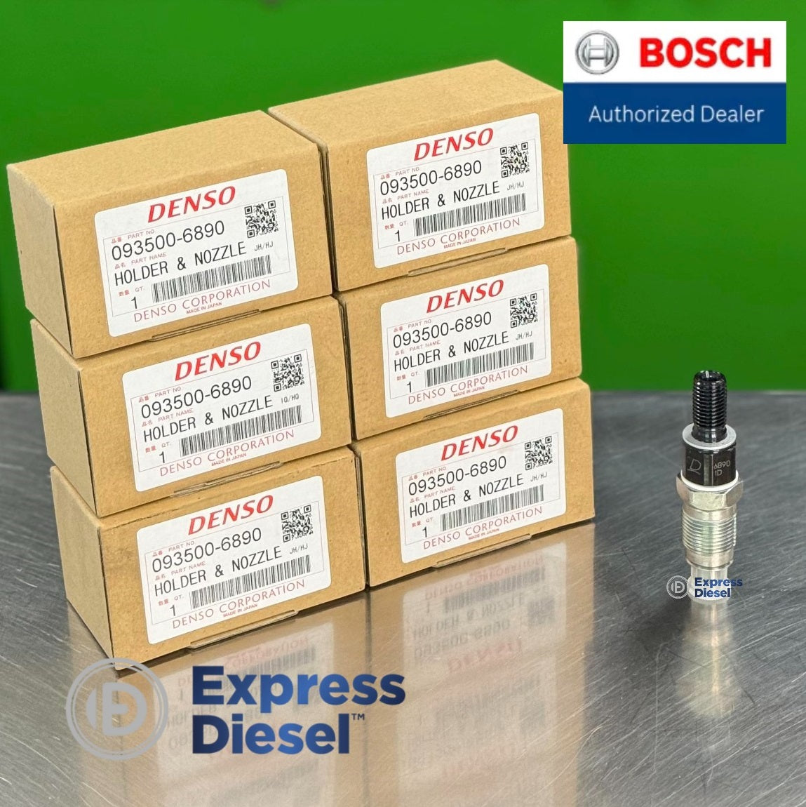 Denso injector set with packaging 093500-6890 Toyota Land Cruiser diesel