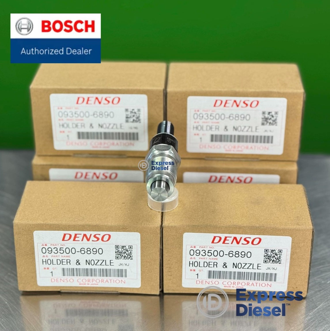 Denso 093500-6890 diesel fuel injectors set Toyota 1HZ engine OEM replacement