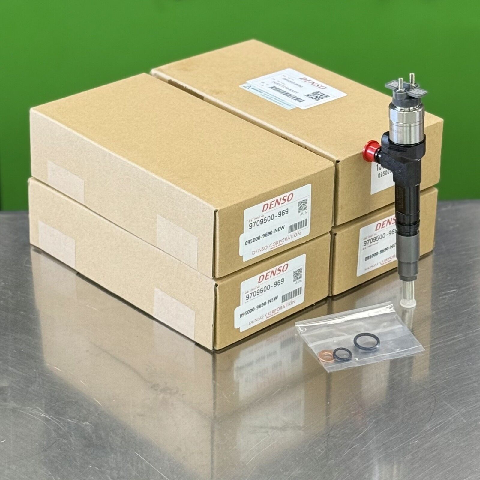 NEW FUEL INJECTOR SET of 4 For KUBOTA V3800 T  1J50053050 2411020027 K1J50055305 - Express Diesel USA