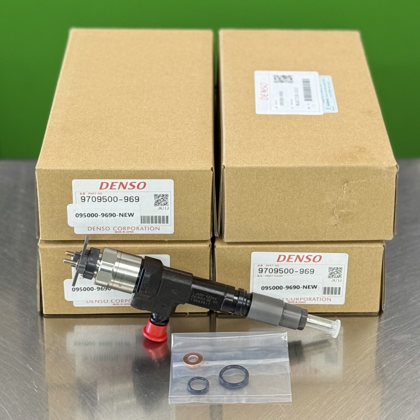 NEW FUEL INJECTOR SET of 4 For KUBOTA V3800 T  1J50053050 2411020027 K1J50055305 - Express Diesel USA