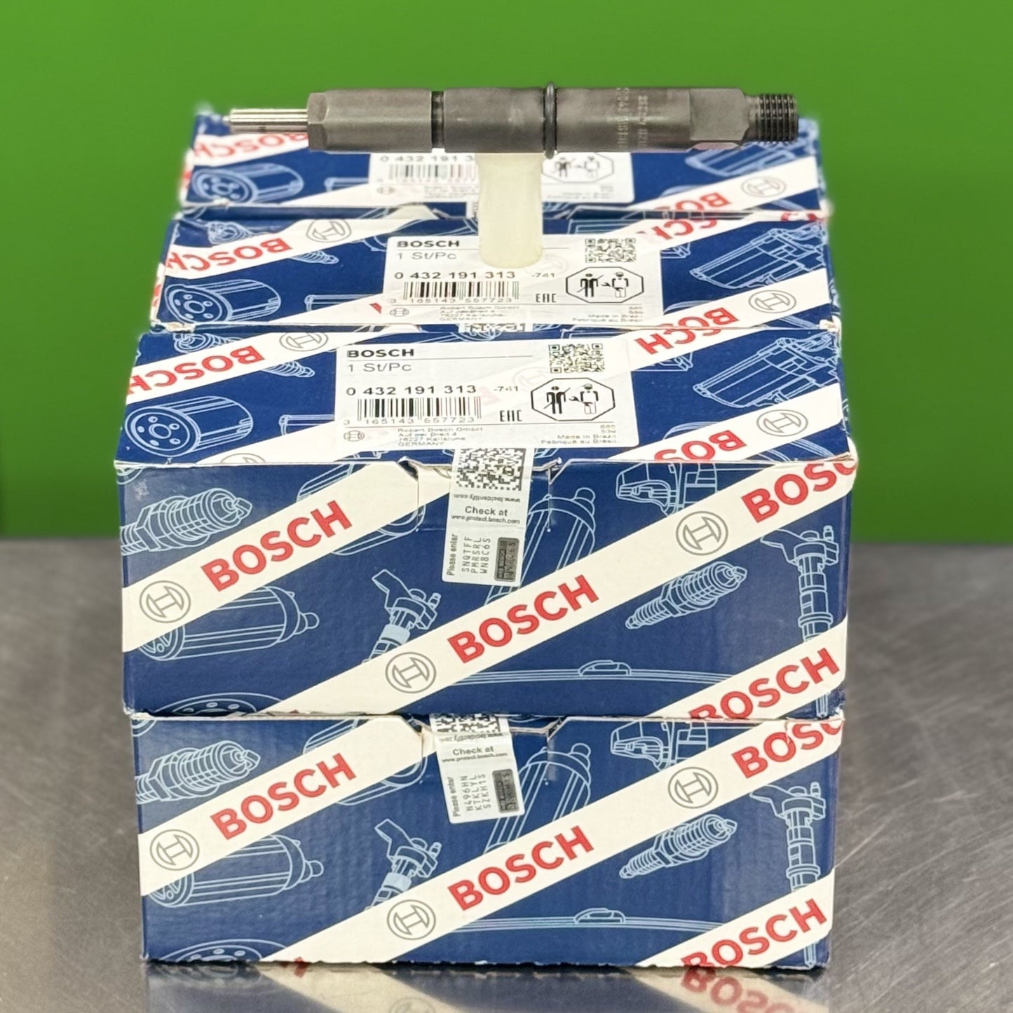 Fuel Injector Bosch Set Of 6 For Deutz Volvo 5.7L Ec210B D6D 02113000 0432191313 20549383