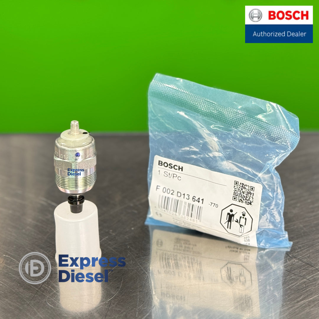 Bosch F002D13641 stop shut off solenoid 24V 0330001045 genuine new