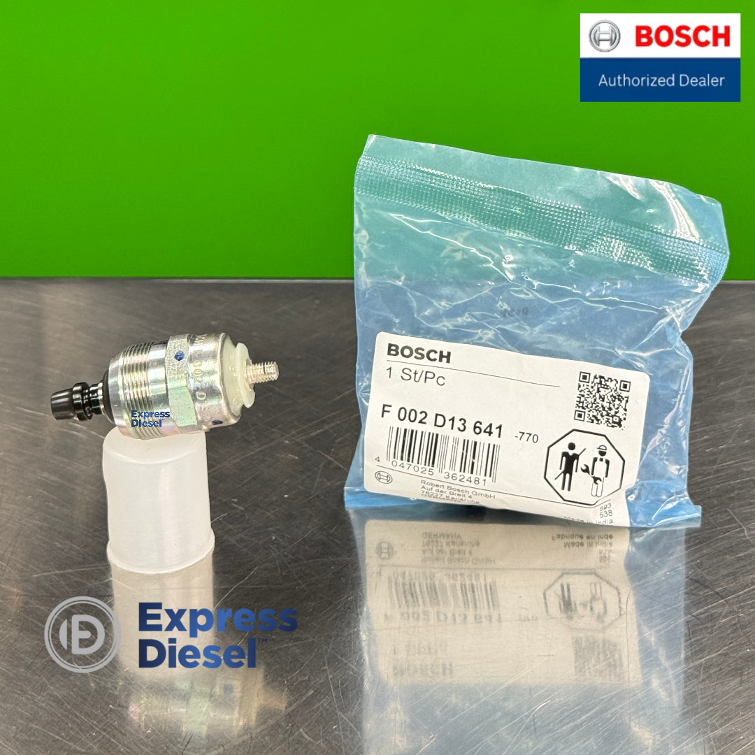 Bosch diesel engine stop shut off solenoid angled product view