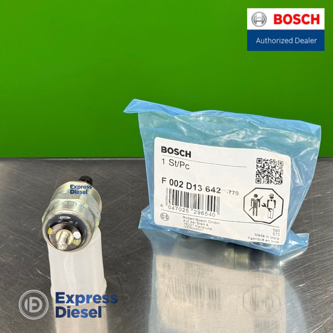 0330001042 Bosch VE fuel pump stop solenoid standing view
