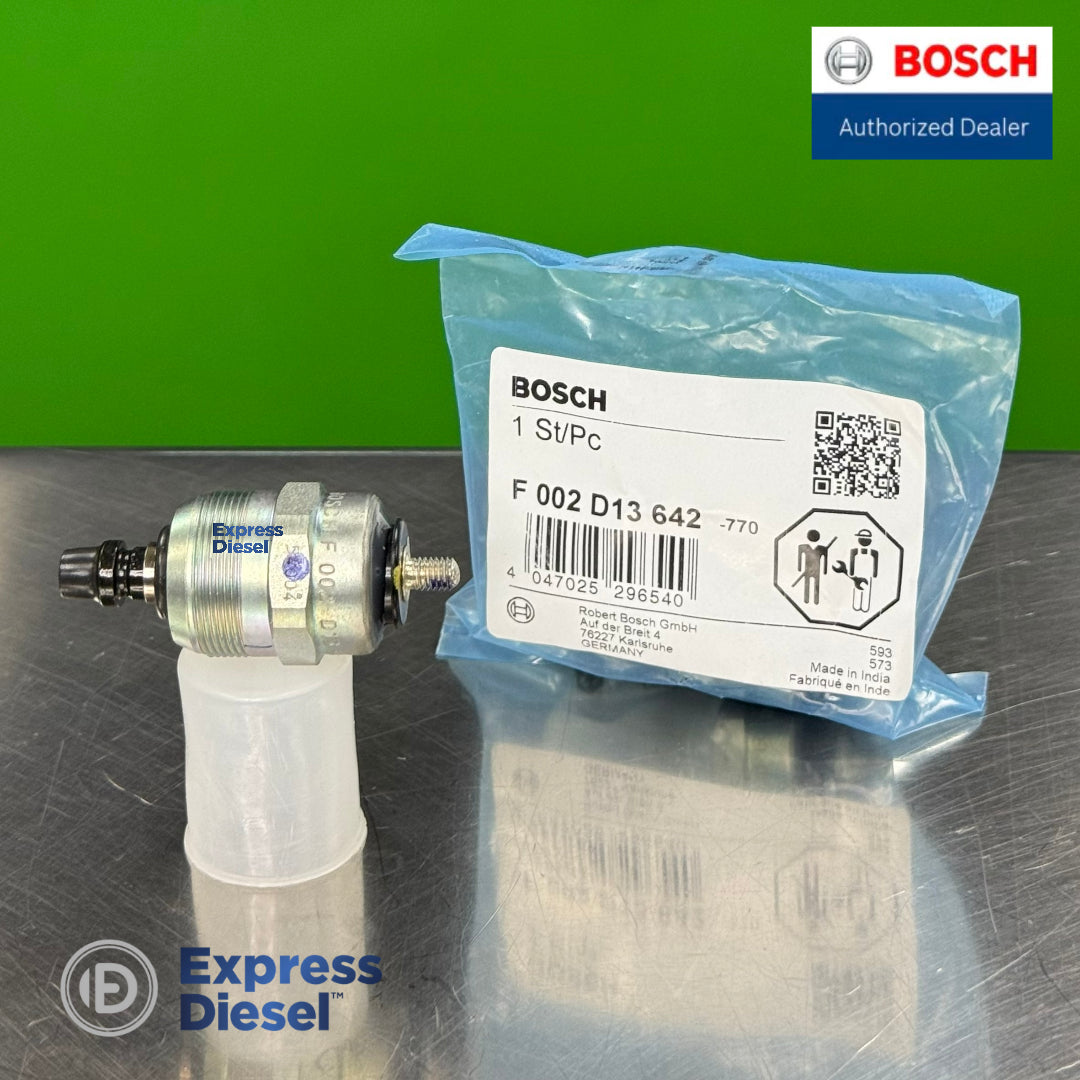 2852741 diesel stop shut off solenoid for Bosch VE rotary injection pump side view