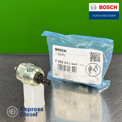 028130135A Bosch VE pump fuel shut off solenoid connector side