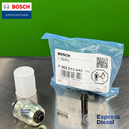 A0000744888 Bosch 12V stop solenoid electrical terminal view