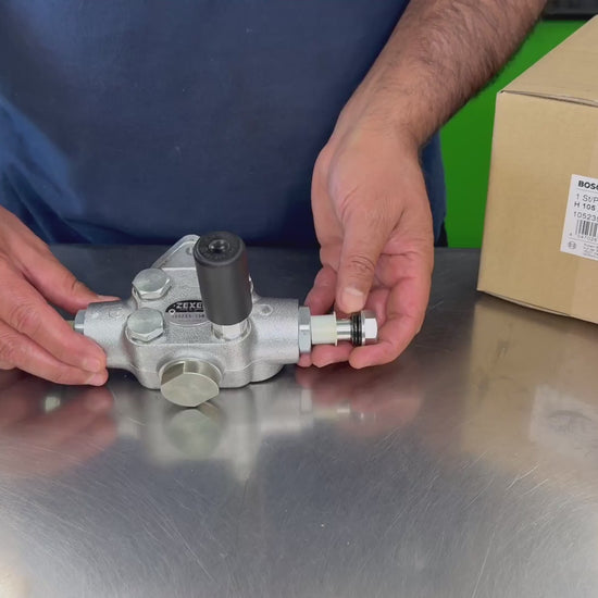 bosch zexel 105235-1581 supply pump video for mitsubishi diesel engine demonstration