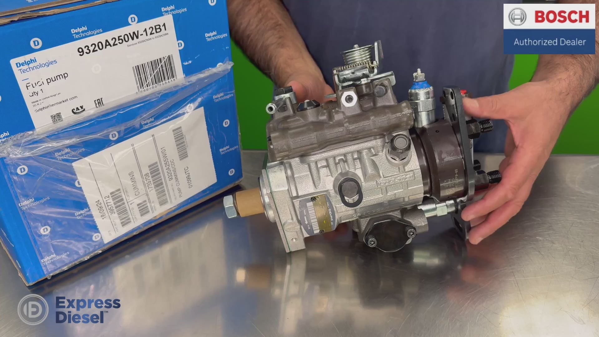 Delphi 9320A250W fuel injection pump overview for Cummins DSF ISB 4.5L diesel applications