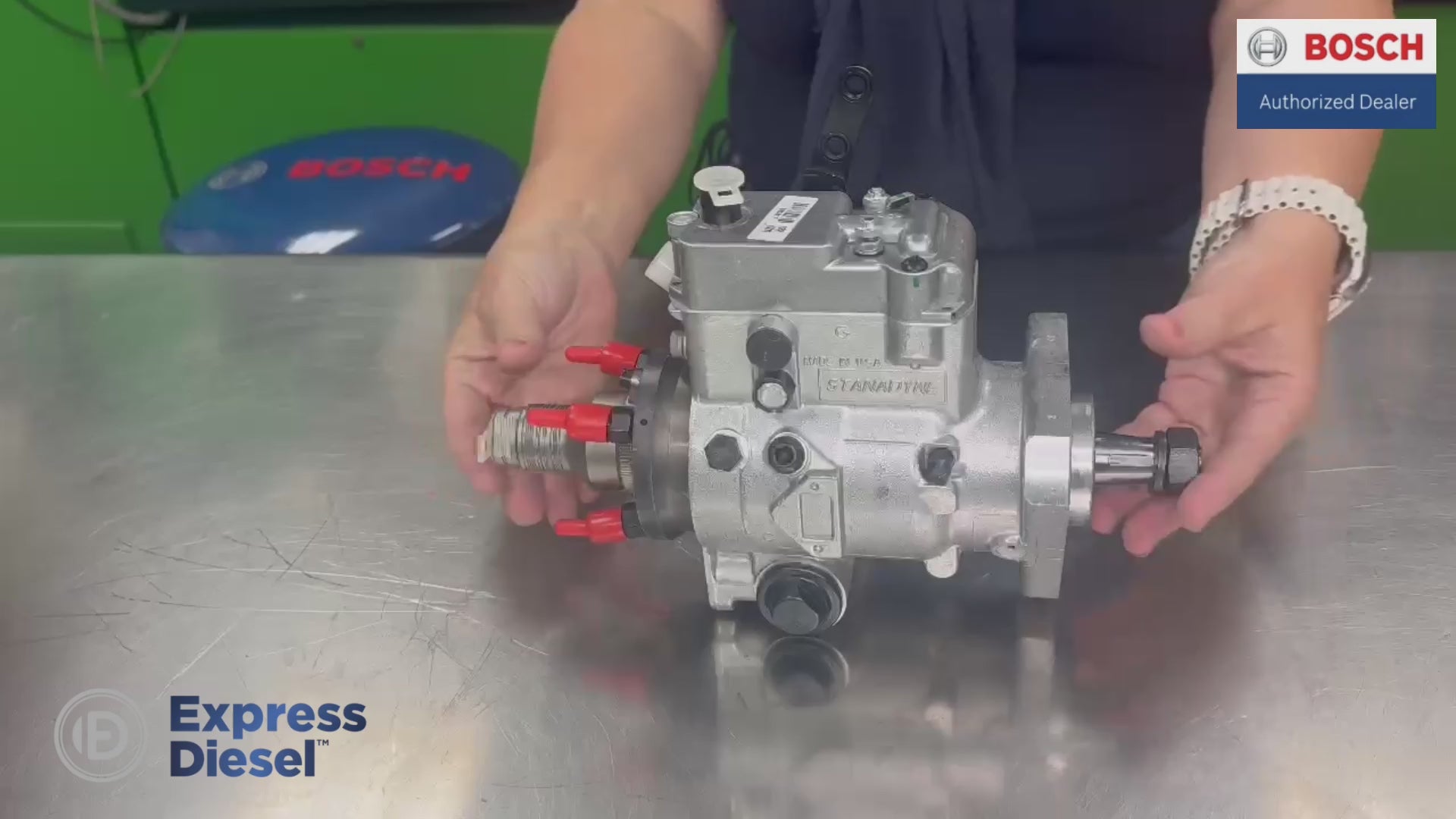 Stanadyne DB4429-5667 fuel injection pump demonstration for John Deere RE504063 4045T diesel engine