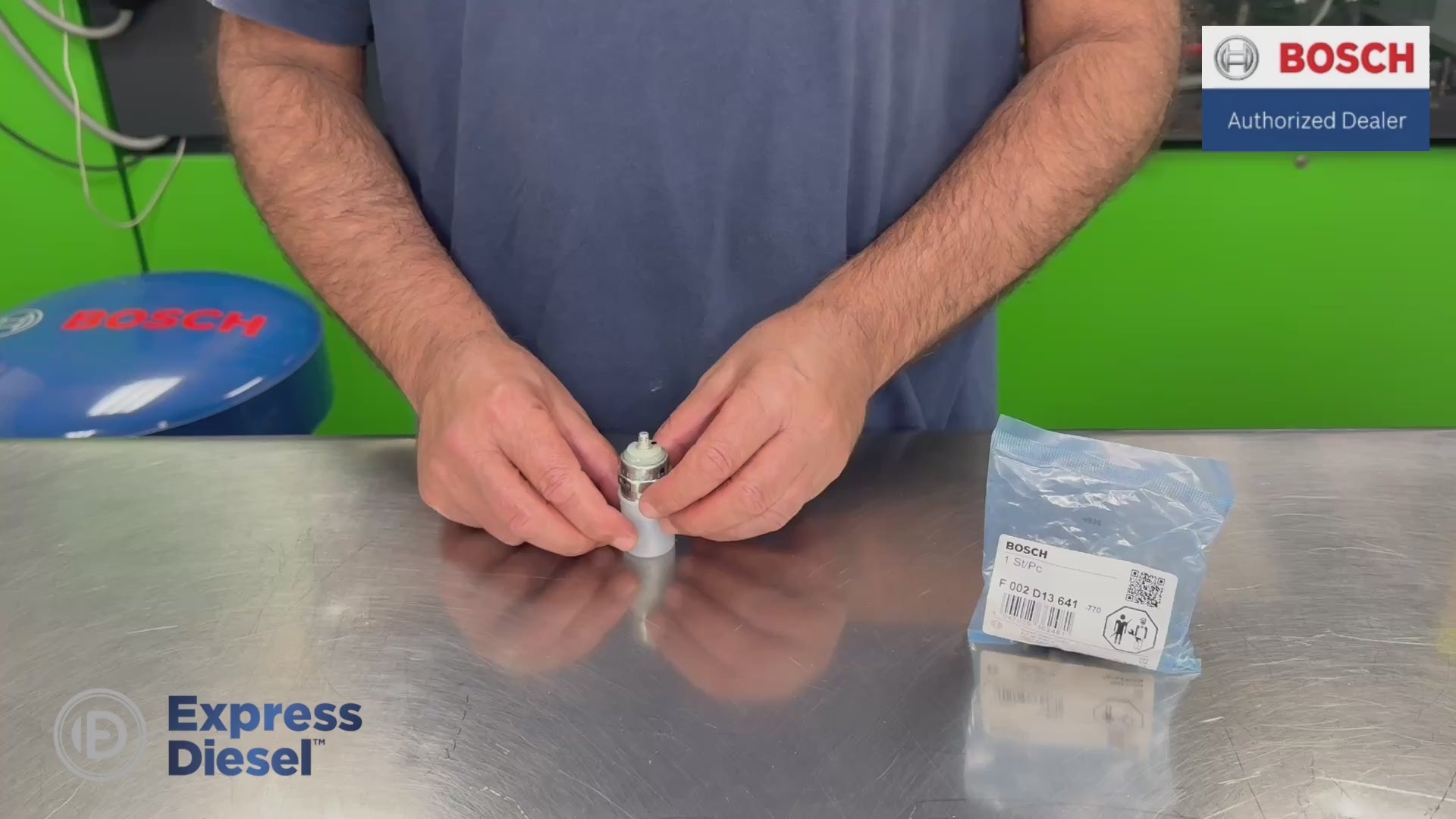 Bosch stop shut off solenoid F002D13641 product demonstration