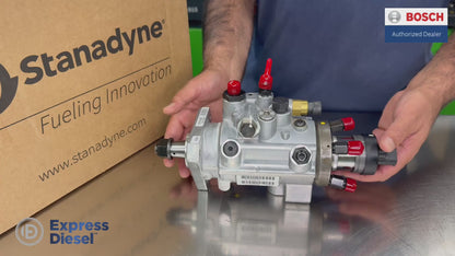 Stanadyne DE2435-6322 fuel injection pump product demonstration for John Deere 4045D and 4045T