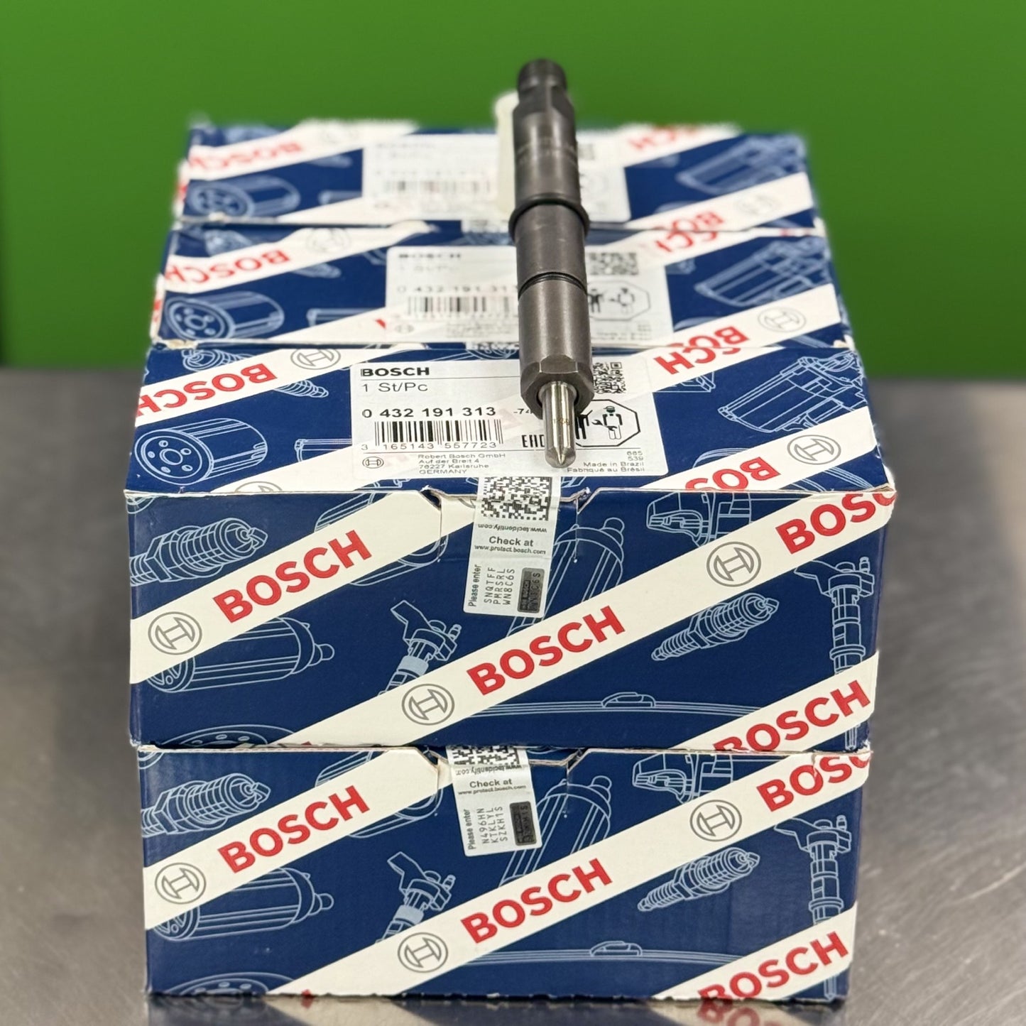 Fuel Injector Bosch Set Of 6 For Deutz Volvo 5.7L Ec210B D6D 02113000 0432191313 20549383