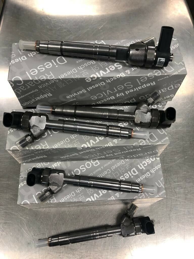 Top connector detail of Bosch 0445110181 fuel injector for Dodge Freightliner Sprinter 2.7L