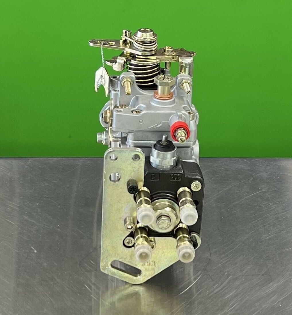 Close-up of Bosch mechanical fuel injection pump 0460424081 showing governor housing and fittings