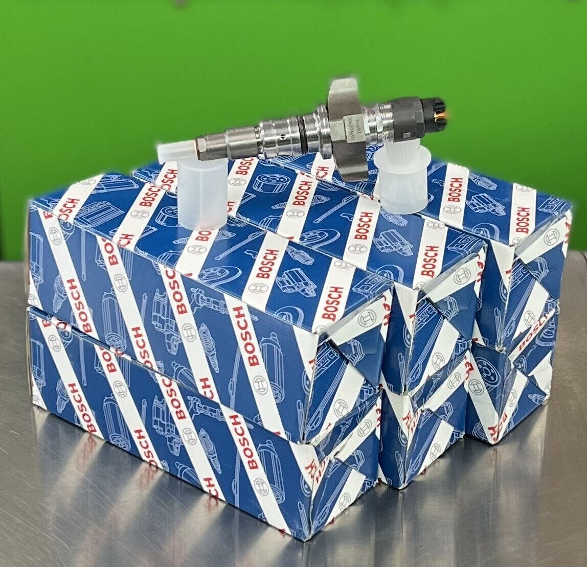 NEW BOSCH FUEL INJECTOR SET 6 For NEW HOLLAND 6.7L 2015 up 5801618038 0445120351 - Express Diesel USA