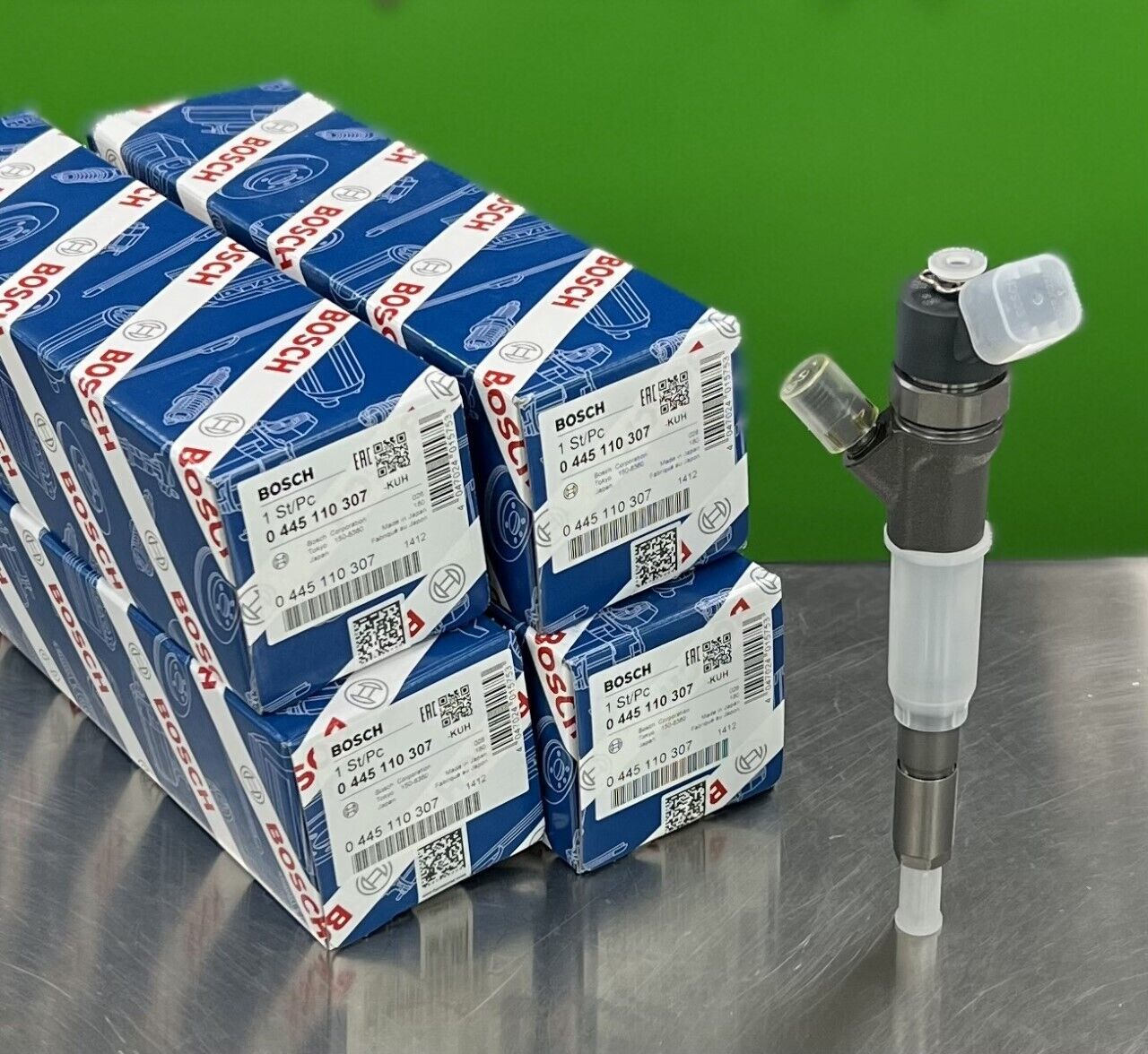 NEW FUEL INJECTOR SET 4 For 3.3L KOMATSU 6271113100 CUMMINS 4941109 0445110307 - Express Diesel USA