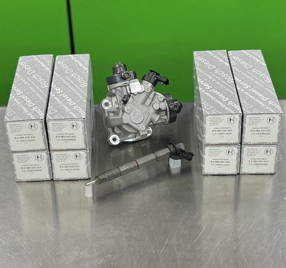 FUEL INJECTOR SET & HIGH PRESSURE FUEL PUMP For 2011-14 FORD POWERSTROKE 6.7L - Express Diesel USA