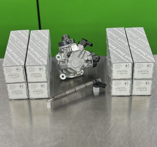 FUEL INJECTOR SET & HIGH PRESSURE FUEL PUMP For 2011-14 FORD POWERSTROKE 6.7L - Express Diesel USA