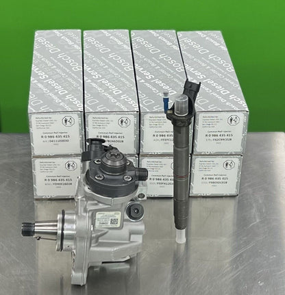 FUEL INJECTOR SET & HIGH PRESSURE FUEL PUMP For 2011-14 FORD POWERSTROKE 6.7L - Express Diesel USA