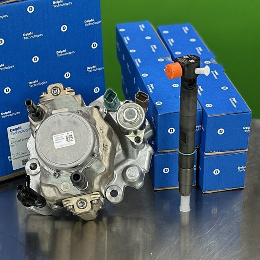 NEW DELPHI FUEL INJECTION PUMP and INJECTOR SET of 4 For DOOSAN BOBCAT D34 3.4L - Express Diesel USA