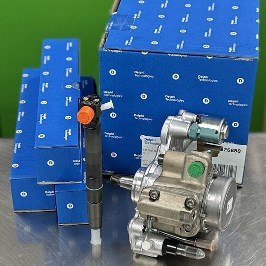 BRAND NEW DELPHI FUEL INJECTION PUMP and INJECTOR SET of 3 For BOBCAT D18 DOOSAN - Express Diesel USA
